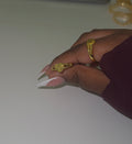 "24k" Heart ring * Adjustable *