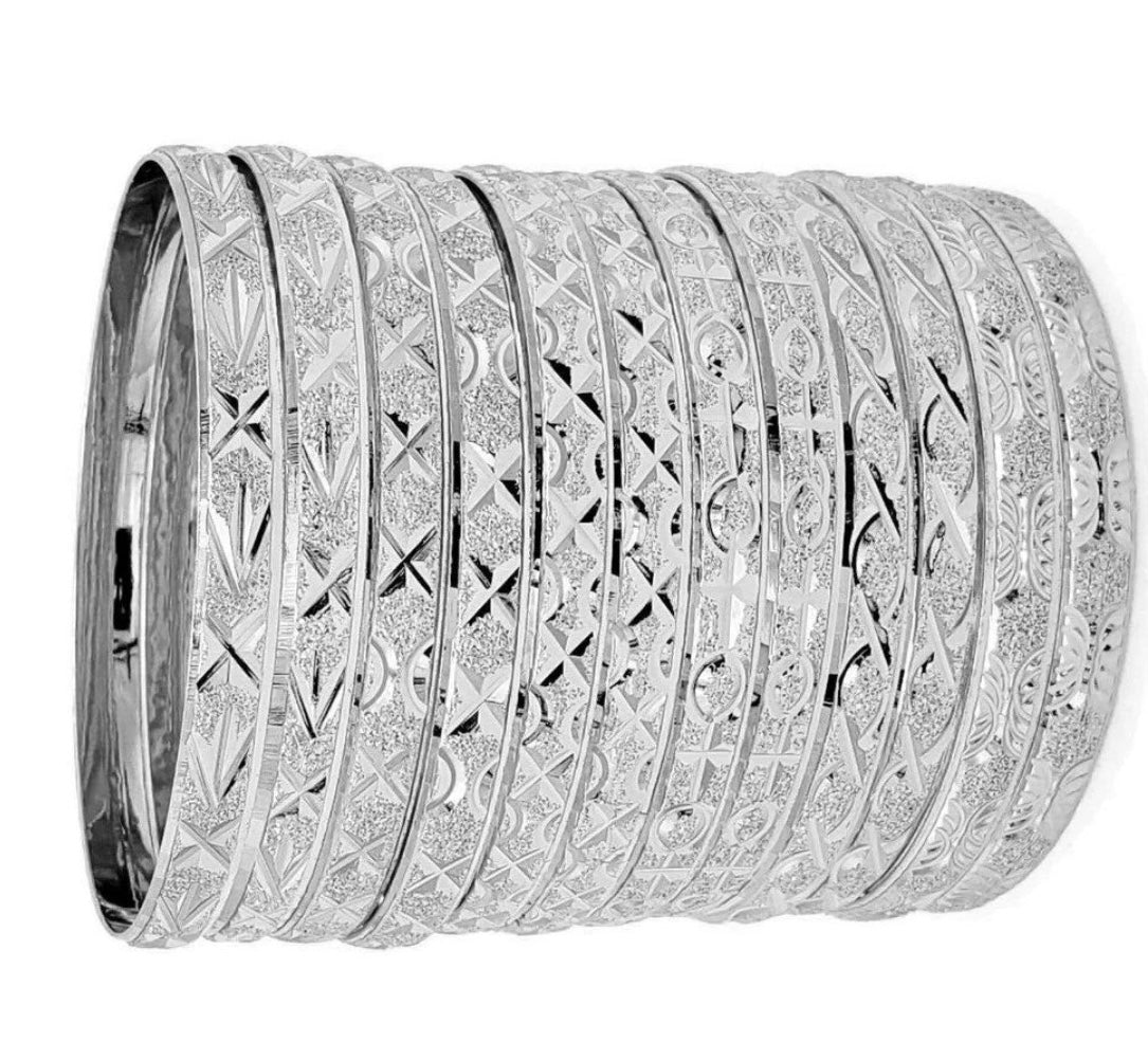 Silver Bangles